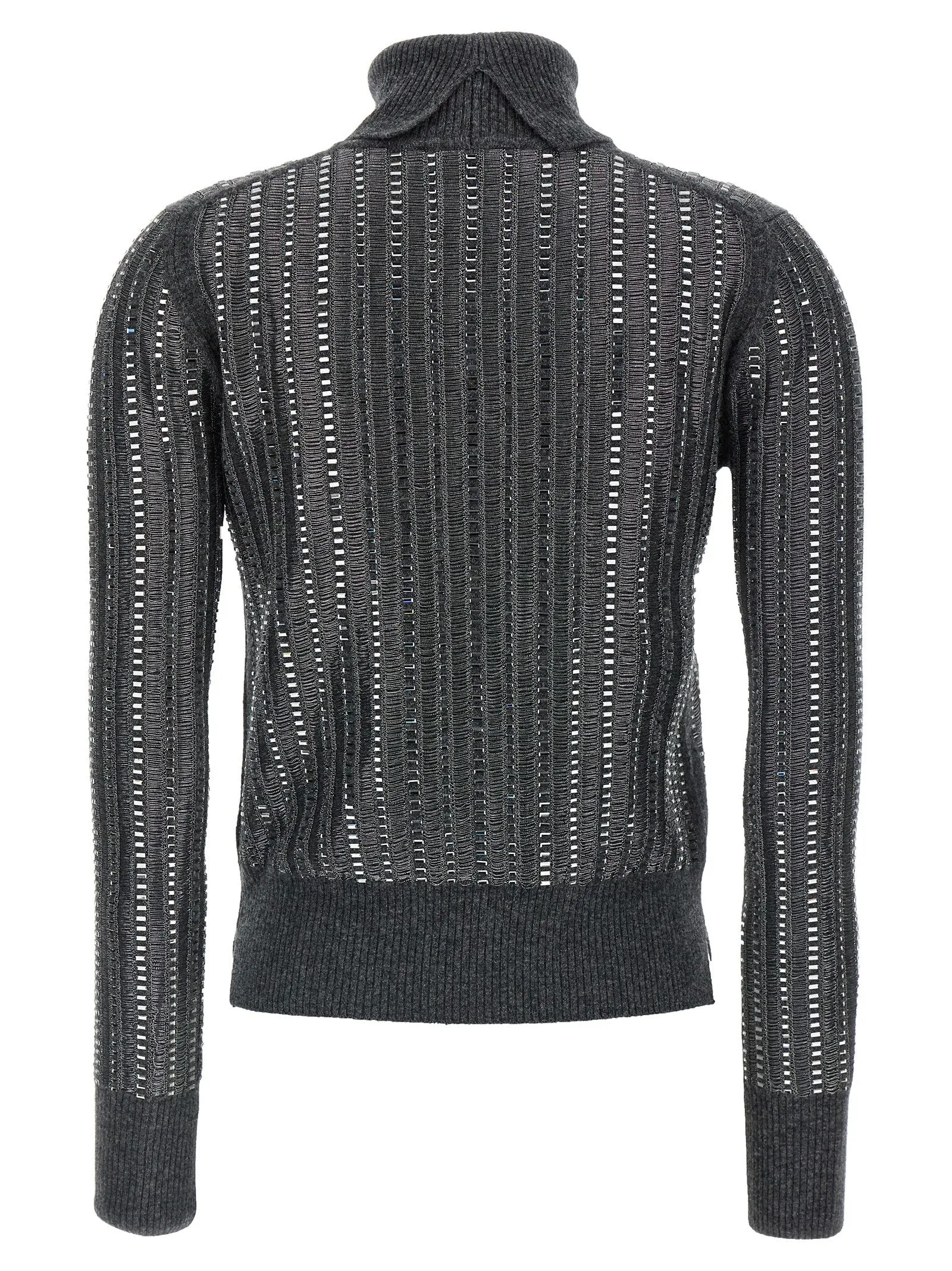 Crystal Sweater Sweaters And Cardigans Gray sold by Wanan Luxury product image thumbnail 2