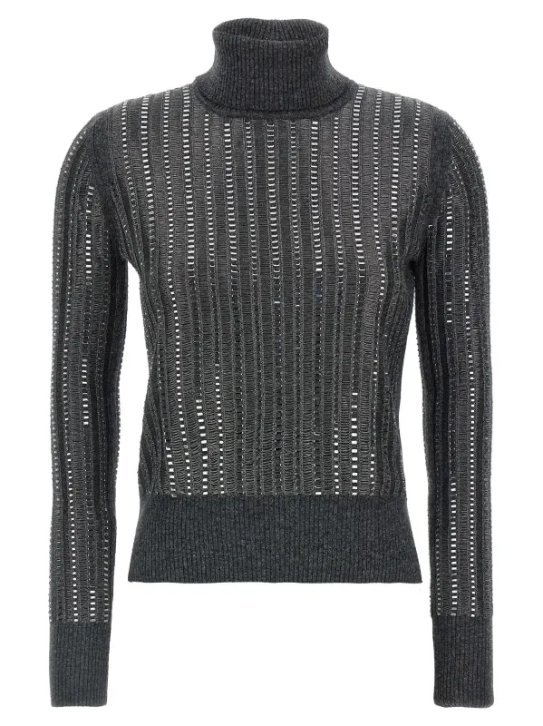 Crystal Sweater Sweaters And Cardigans Gray made by Ermanno Scervino