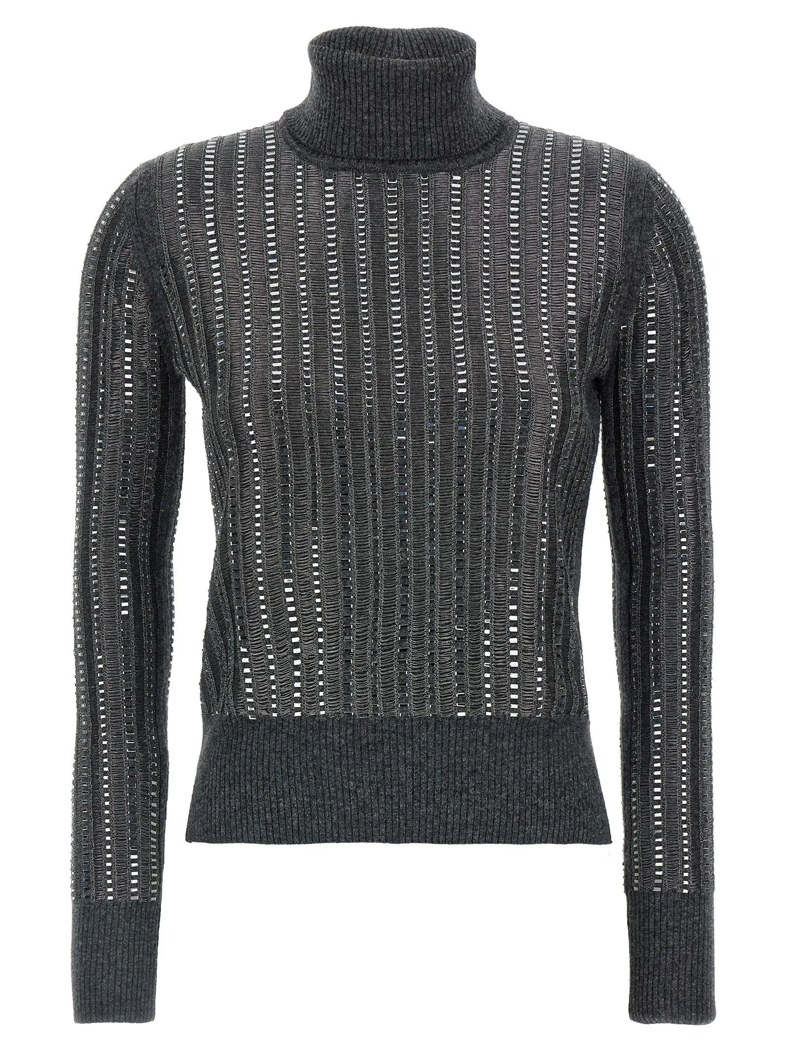Crystal Sweater Sweaters And Cardigans Gray sold by Wanan Luxury