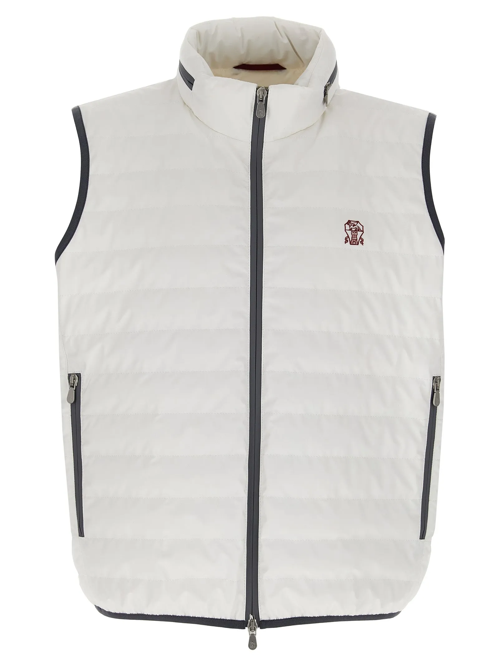 Logo Vest Gilet White sold by Wanan Luxury