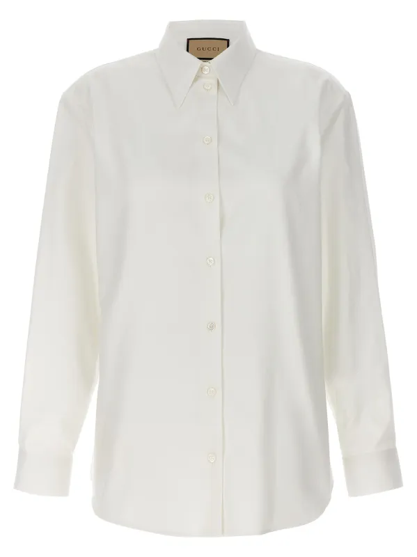 Oxford Shirt Shirt And Blouse White sold by Wanan Luxury