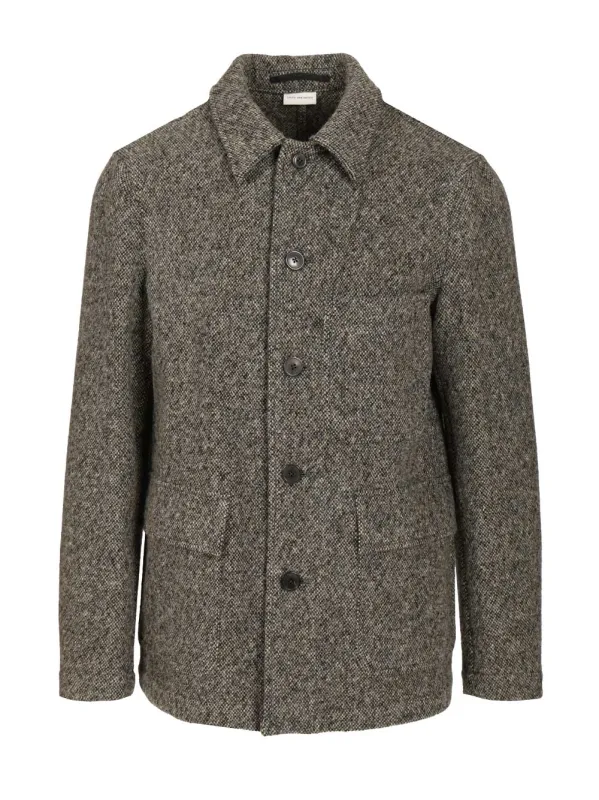 Wool Blend Jacket Coats Grey sold by Wanan Luxury