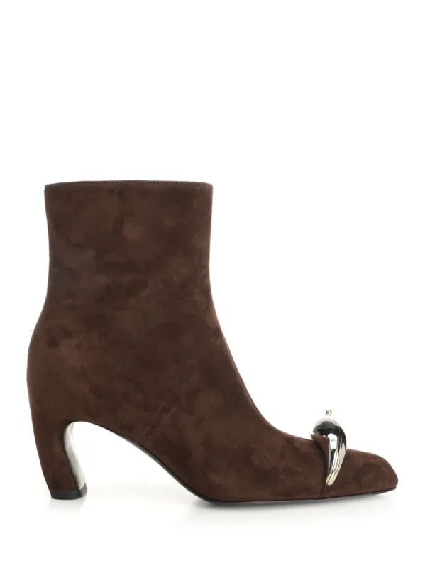 Pierced Xl 65 Suede Ankle Boots Brown sold by Wanan Luxury