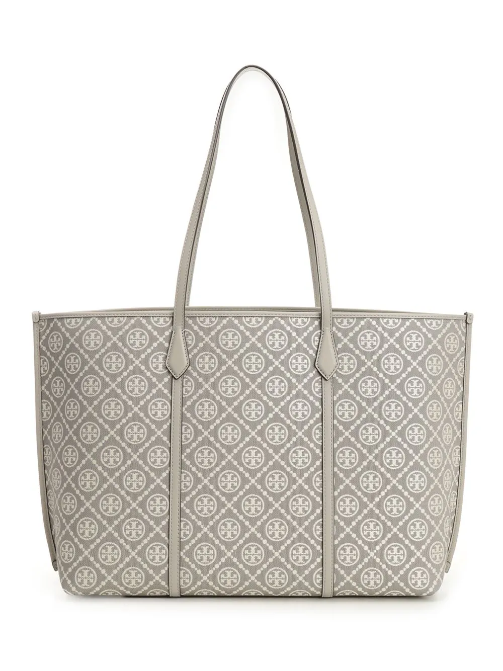 Perry T Monogram Tote Shoulder Bags Grey sold by Wanan Luxury product image thumbnail 3
