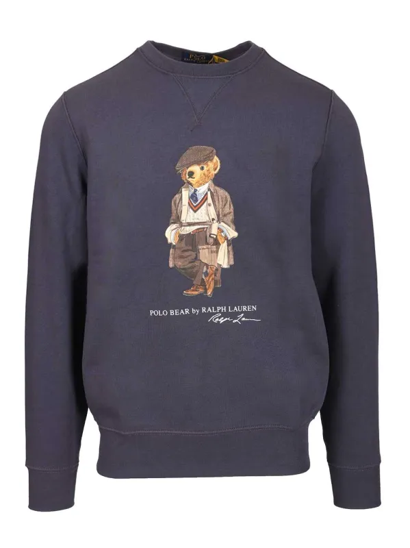Polo Bear Sweatshirt Sweatshirts Blue made by Polo by Ralph Lauren