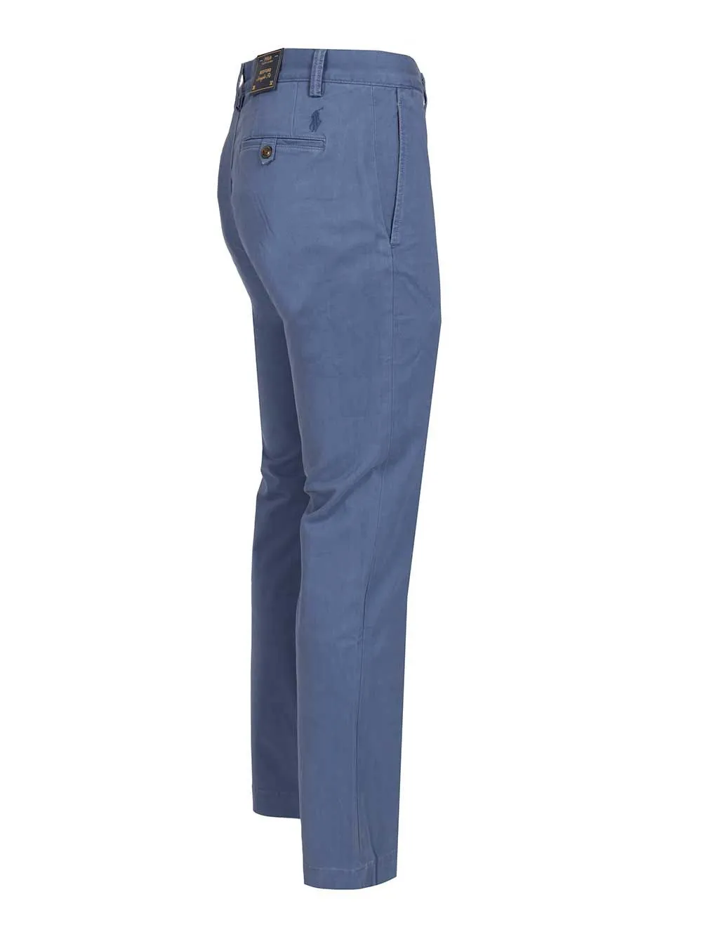 Bedford Stretch Chino Trousers Blue sold by Wanan Luxury product image thumbnail 3