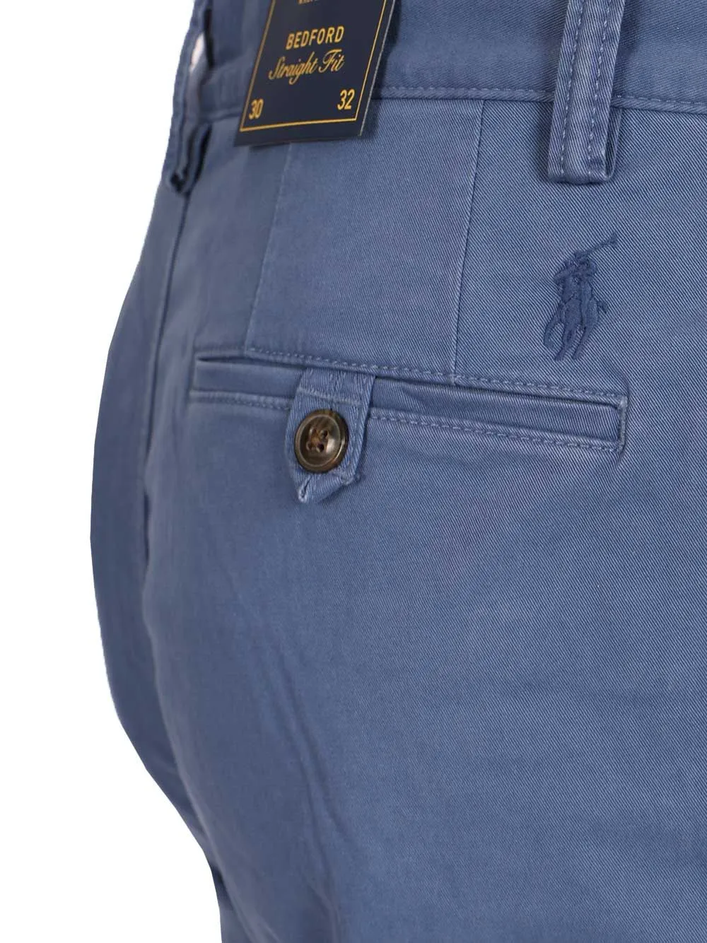 Bedford Stretch Chino Trousers Blue sold by Wanan Luxury product image thumbnail 5