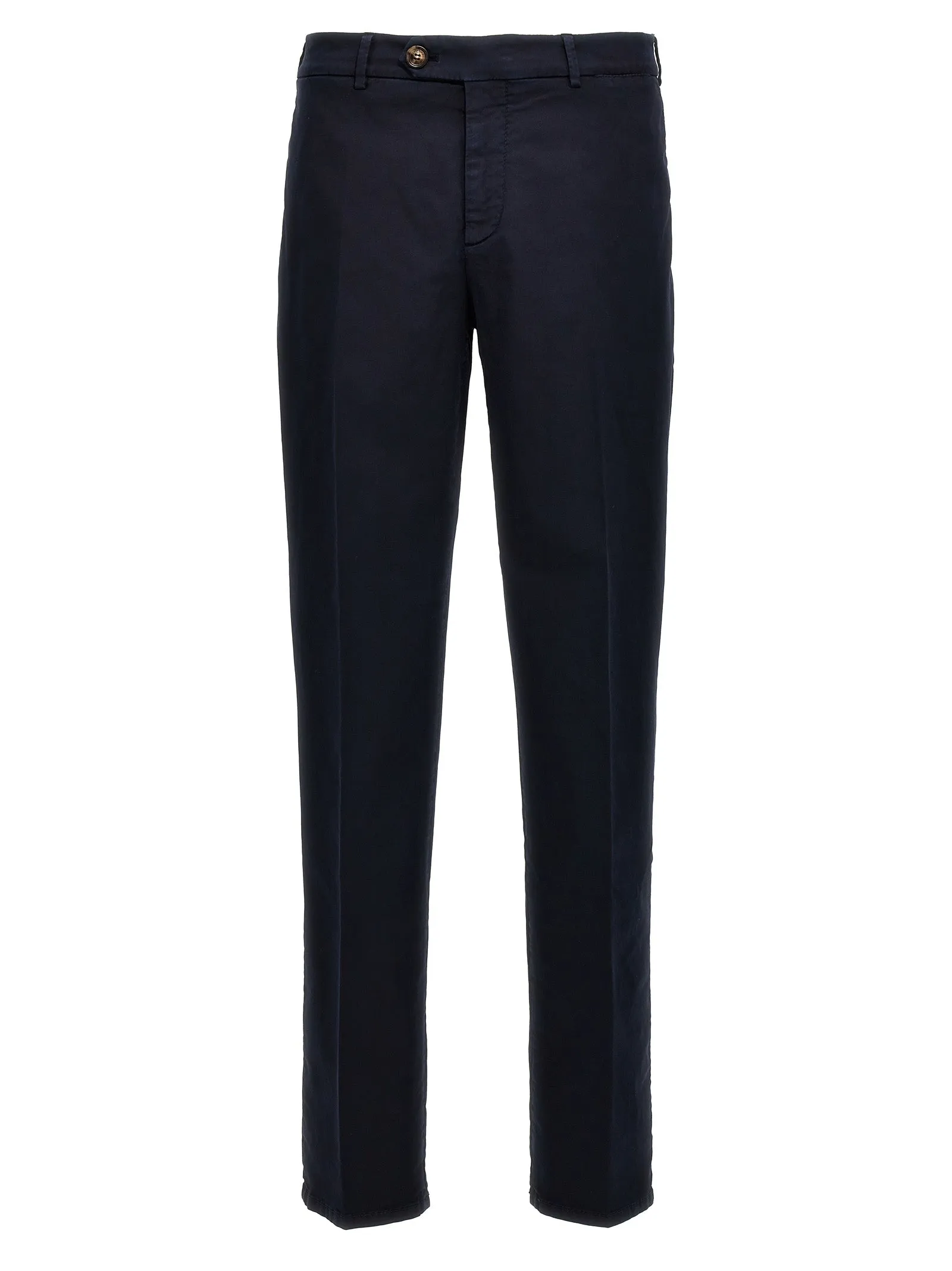 Flat Front Pants Blue sold by Wanan Luxury