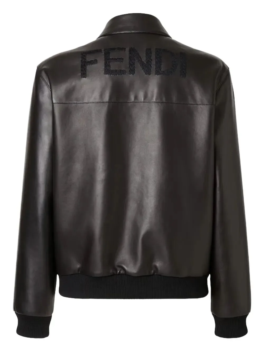 Leather Bluson With Maxi Fendi Lettering Embroidery sold by Wanan Luxury product image thumbnail 2