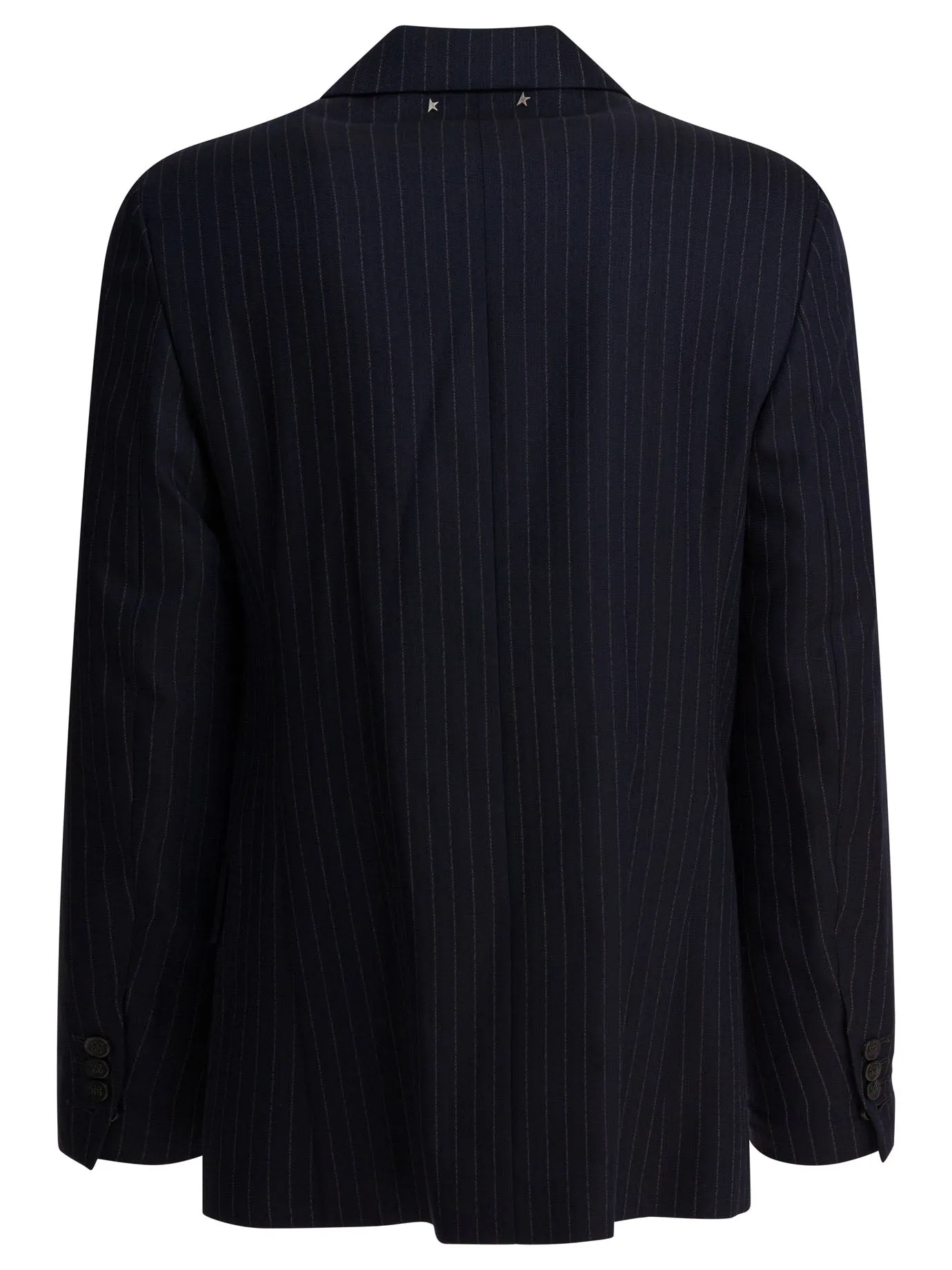 Double-Breasted Wool Blazer Jackets And Coats Blue sold by Wanan Luxury product image thumbnail 2
