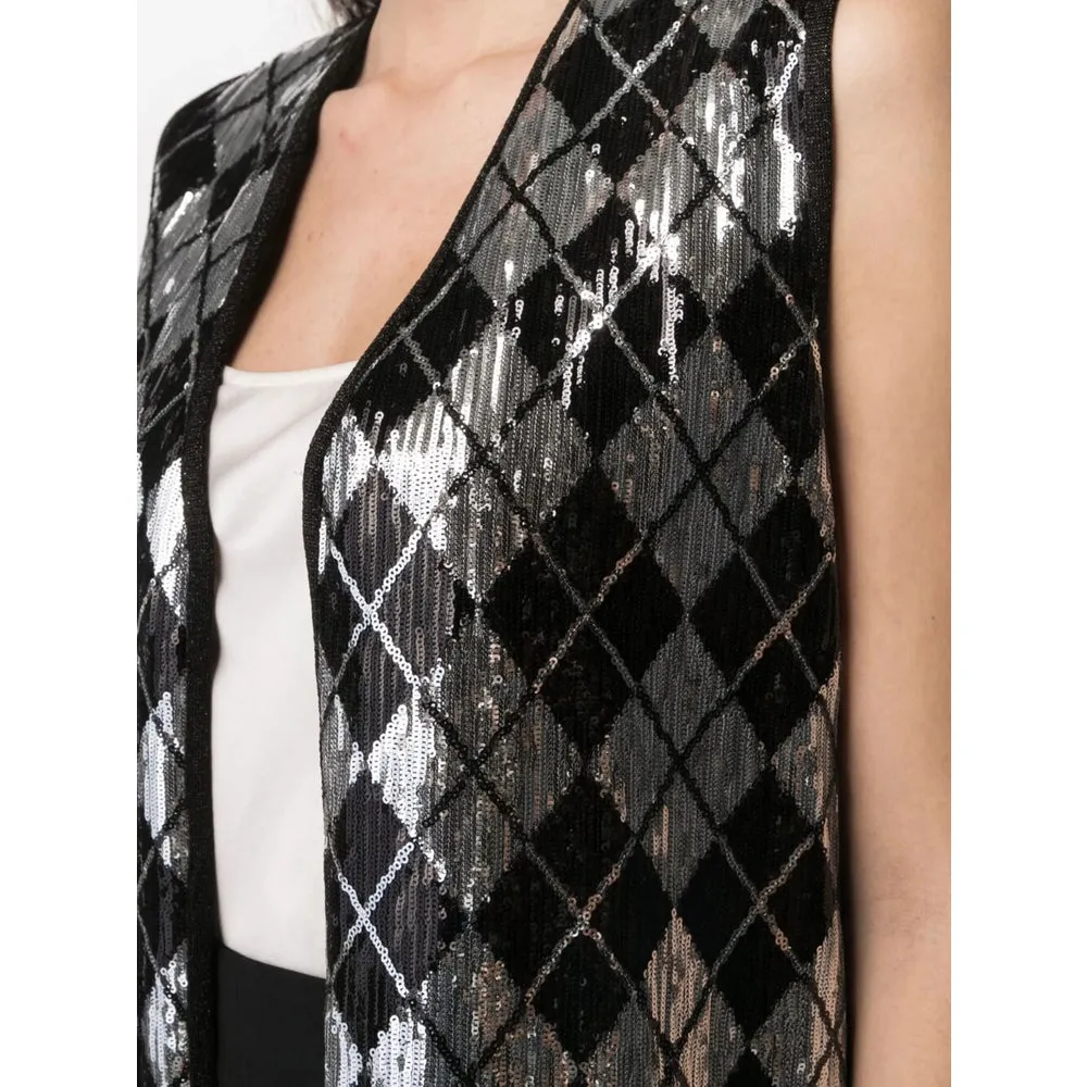 Waistcoats Silver, Black sold by Wanan Luxury product image thumbnail 2