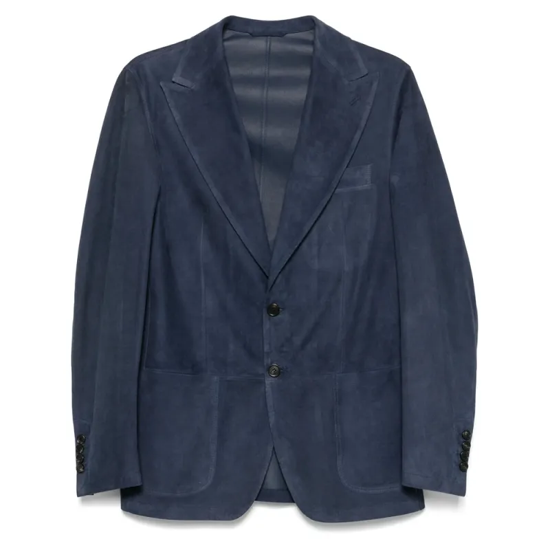 Leather Outerwears Blue sold by Wanan Luxury