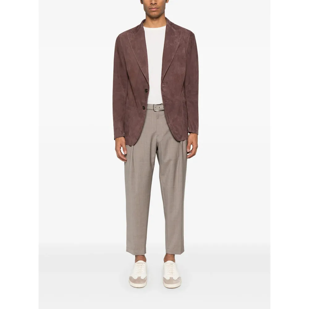 Leather Outerwears Brown sold by Wanan Luxury product image thumbnail 4