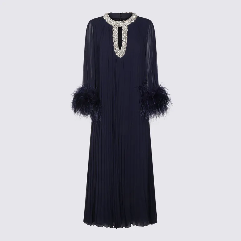 Dresses Blue And Green sold by Wanan Luxury