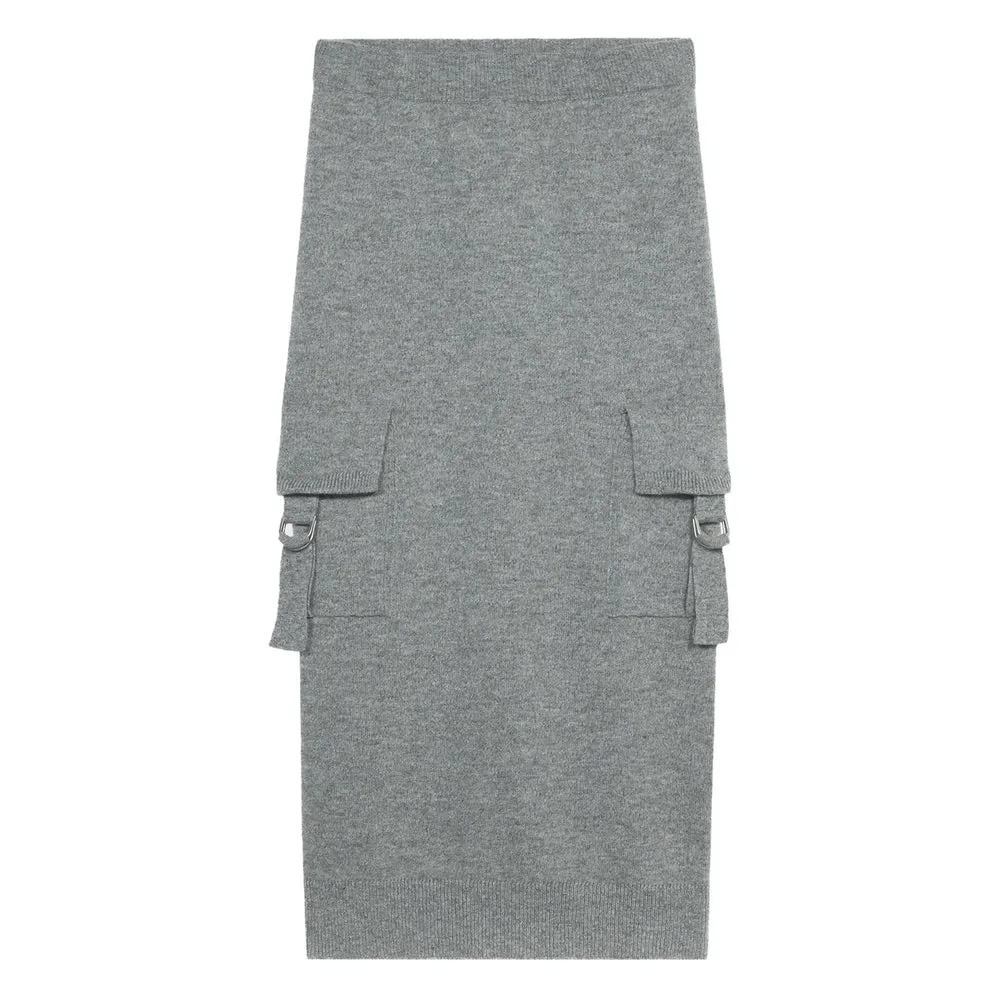 Skirts Gray sold by Wanan Luxury