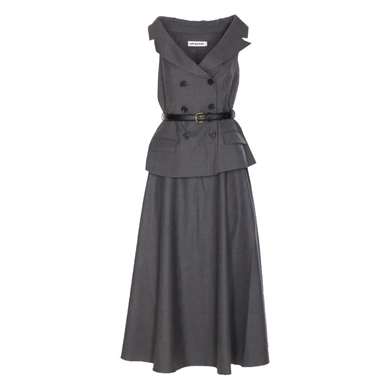 Dresses Gray sold by Wanan Luxury
