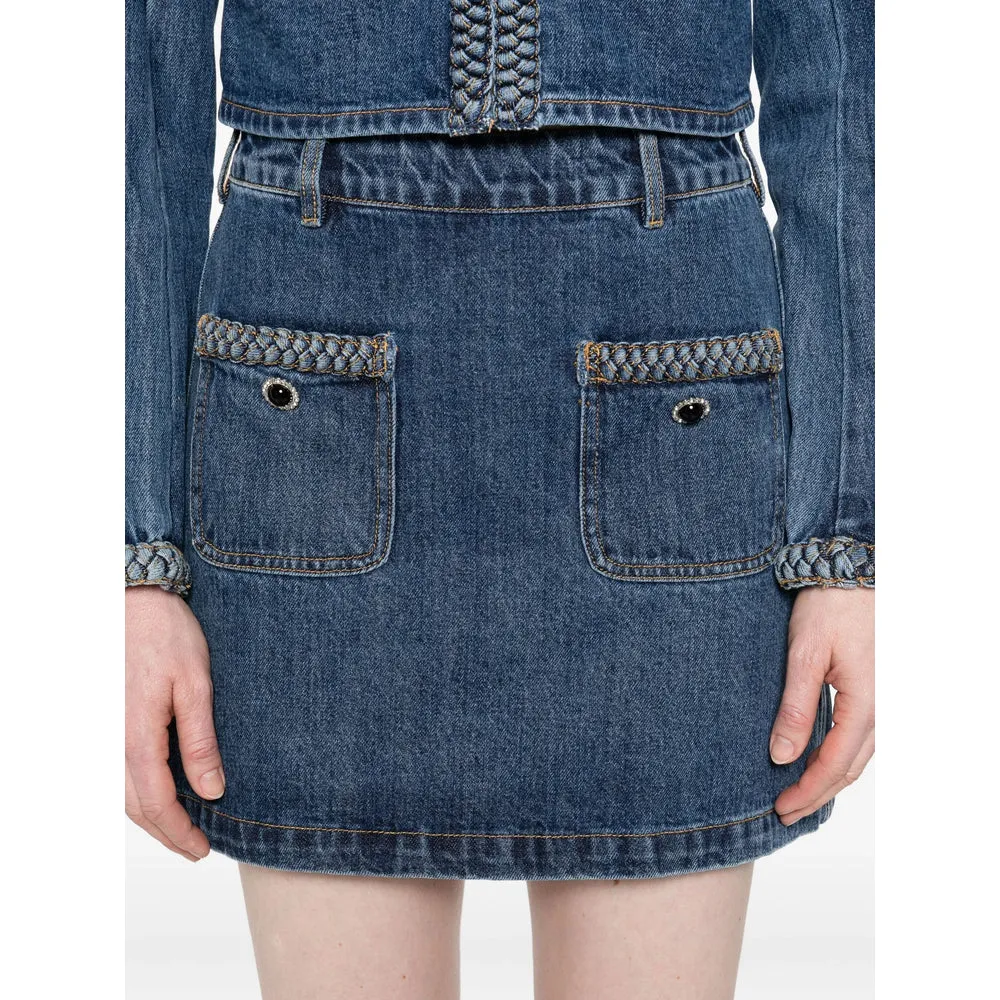 Skirts Blue sold by Wanan Luxury product image thumbnail 2