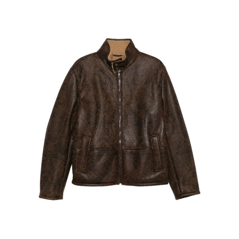 Leather Outerwears Brown sold by Wanan Luxury