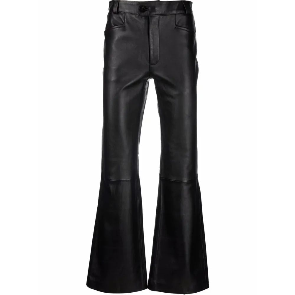 Leather Pants Black sold by Wanan Luxury