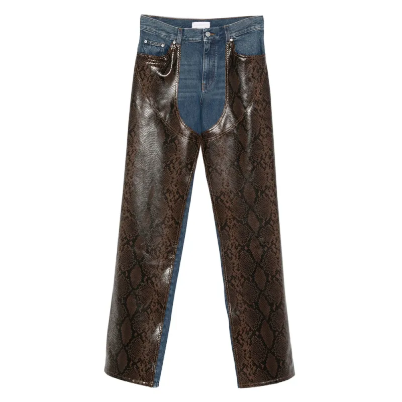 Denim Blue, Brown sold by Wanan Luxury