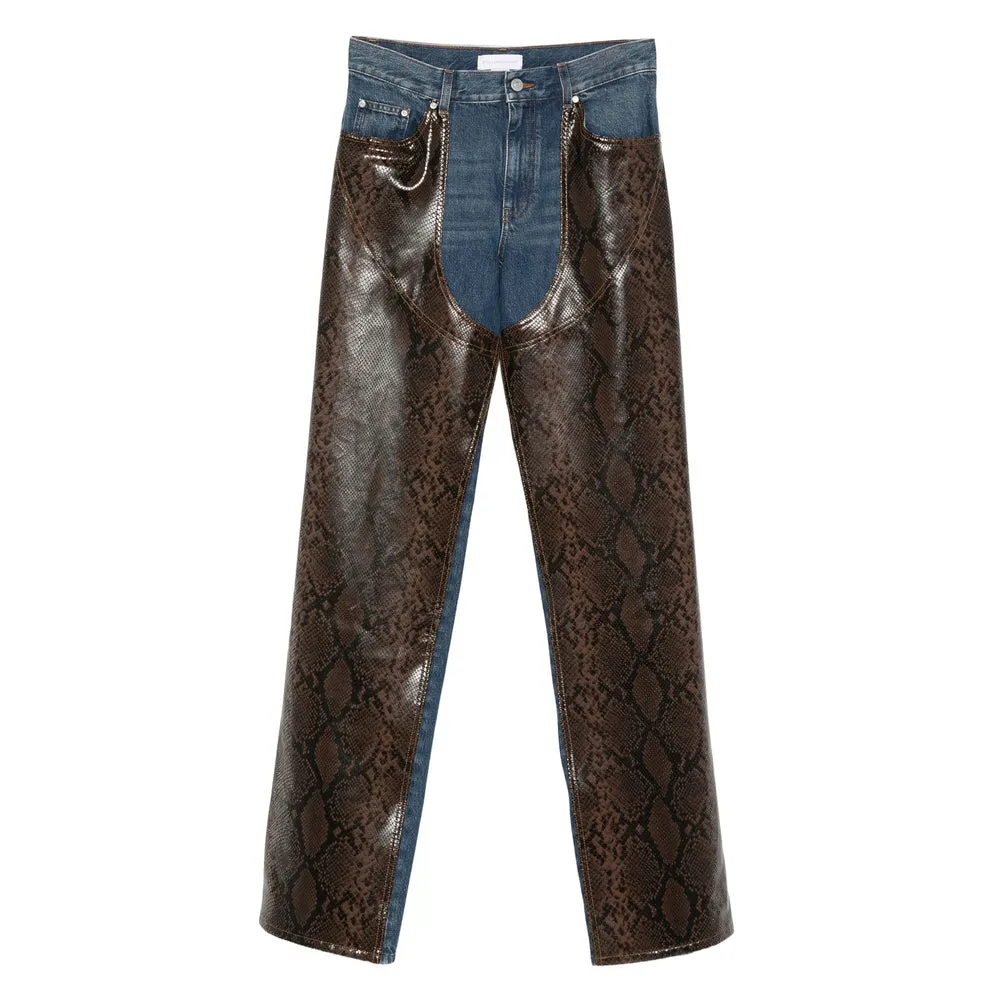 Denim Blue, Brown sold by Wanan Luxury