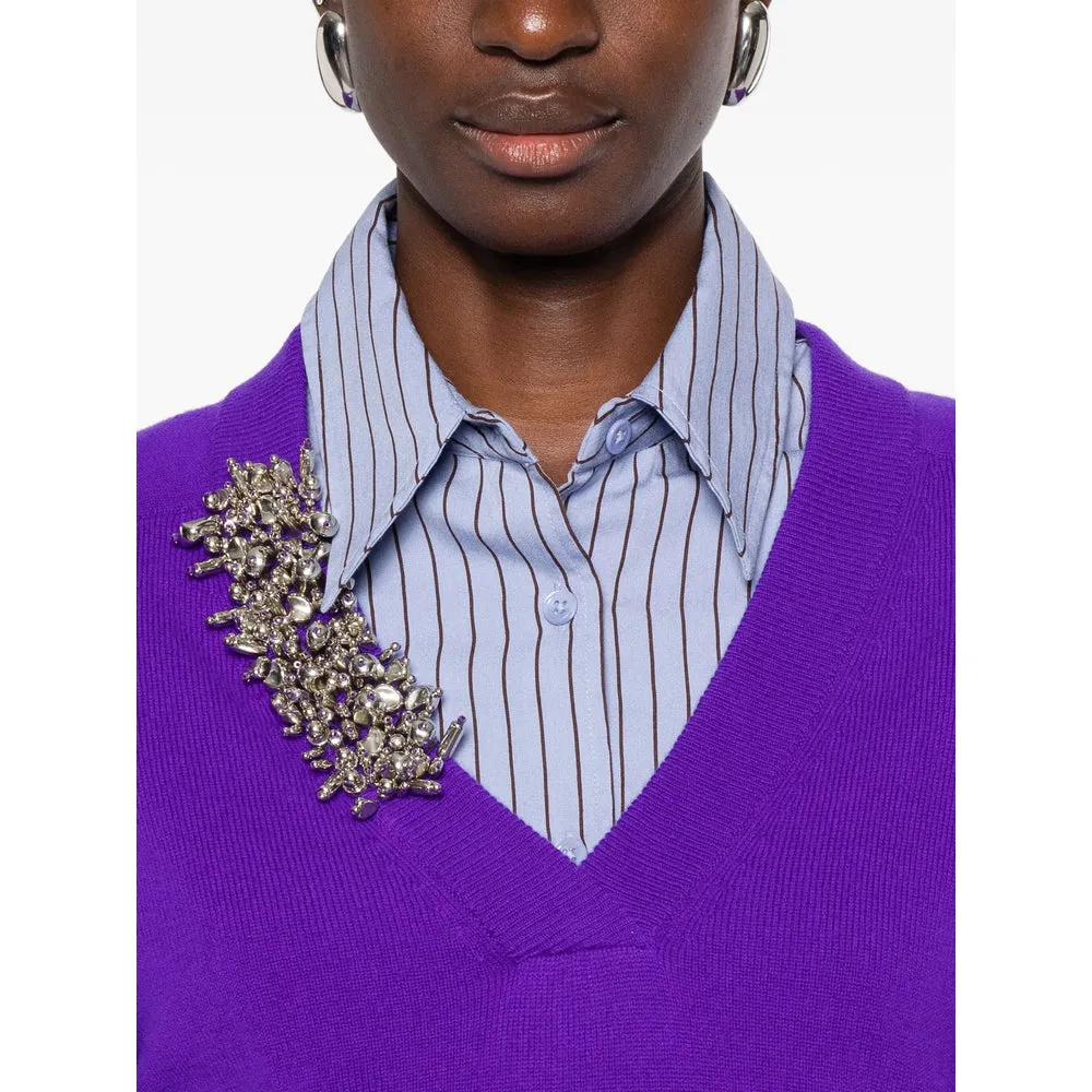 Sweaters Purple sold by Wanan Luxury product image thumbnail 5