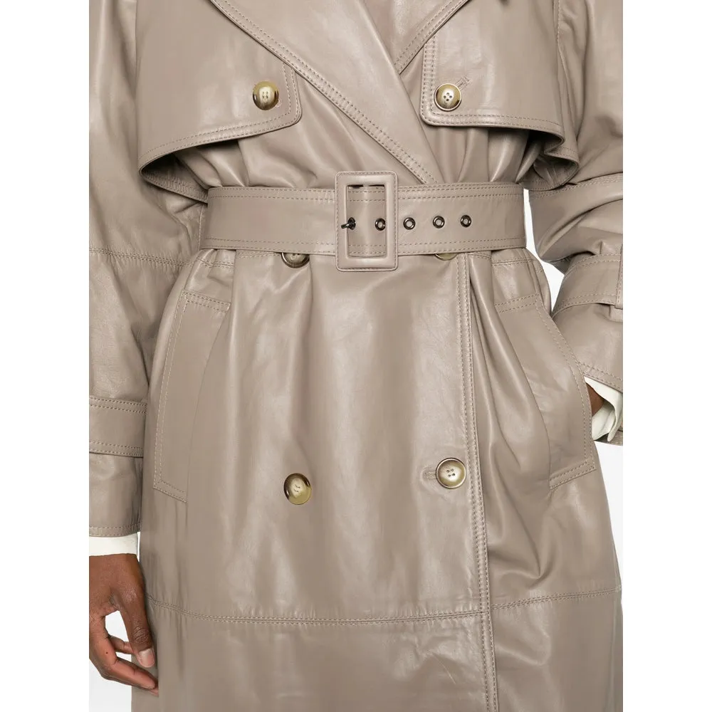 Leather Outerwears Neutral sold by Wanan Luxury product image thumbnail 3