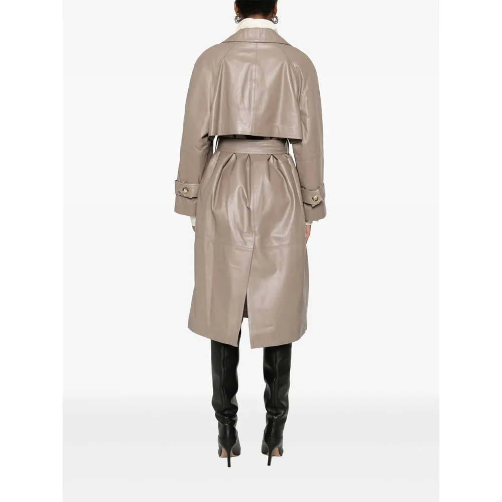 Leather Outerwears Neutral sold by Wanan Luxury product image thumbnail 4