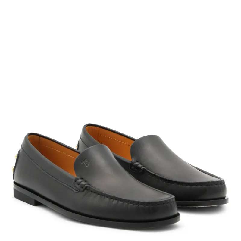 Flat Shoes Blacks And Greys sold by Wanan Luxury