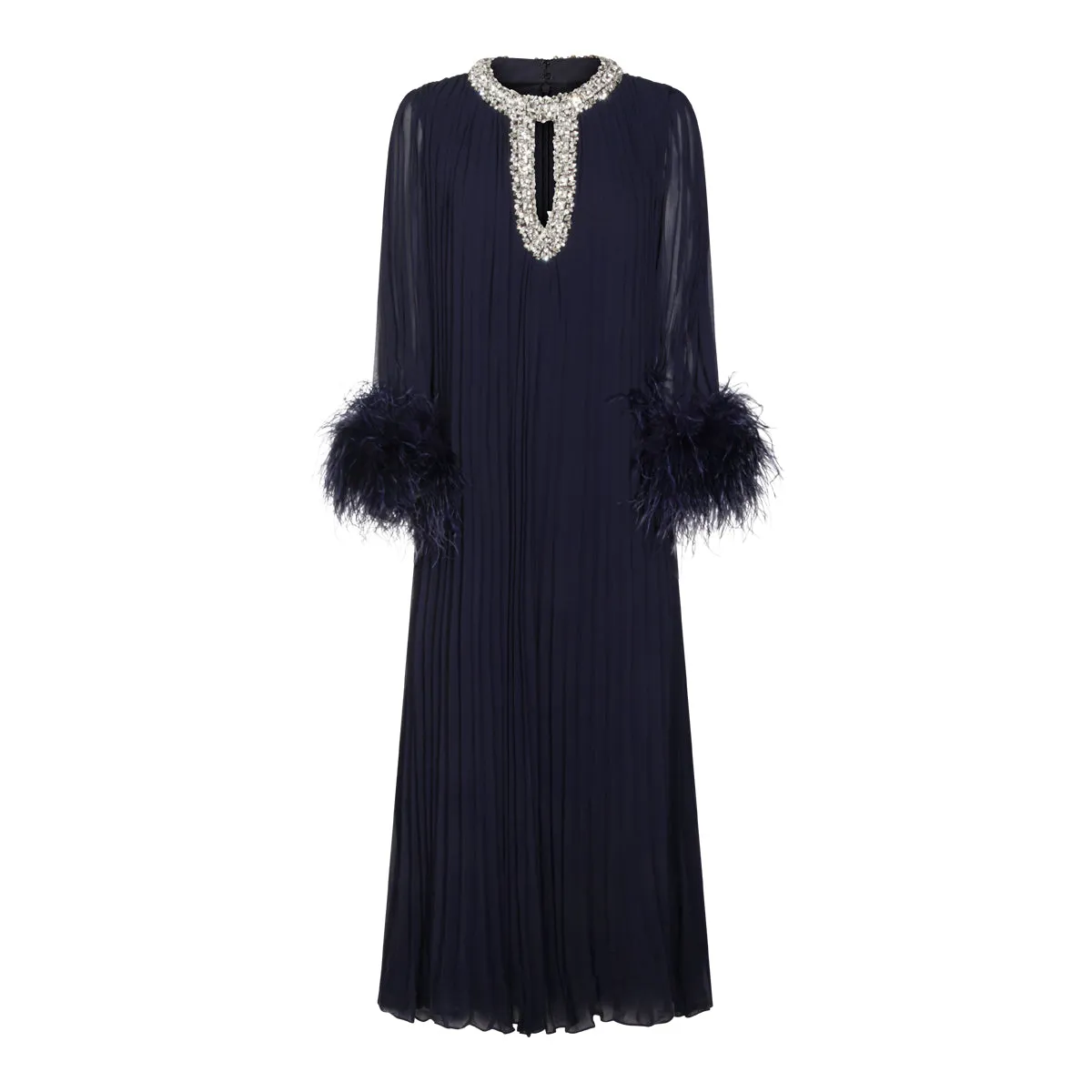 Dresses Blue And Green sold by Wanan Luxury product image thumbnail 4