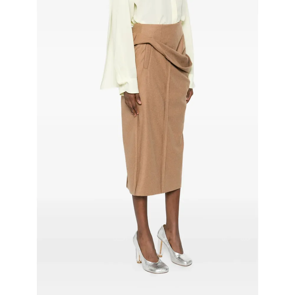 Skirts Brown, Gold sold by Wanan Luxury product image thumbnail 2
