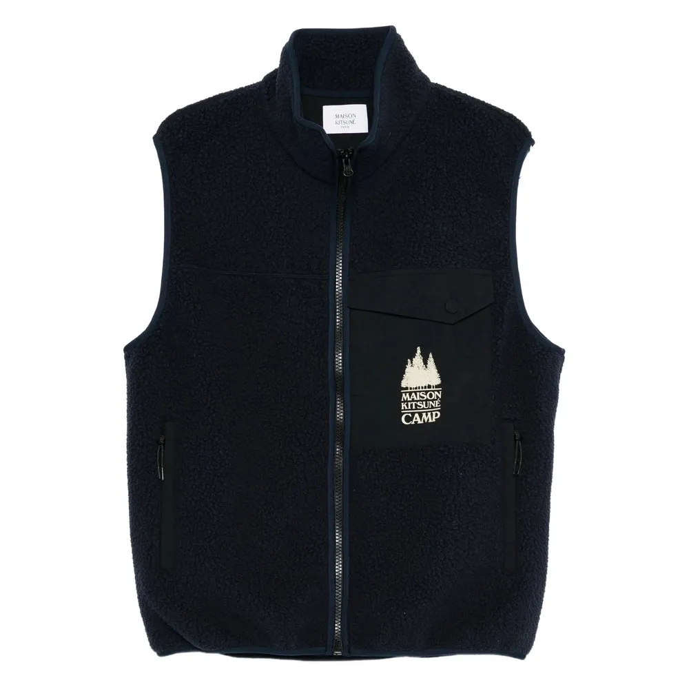 Outwear Waistcoats Blue sold by Wanan Luxury