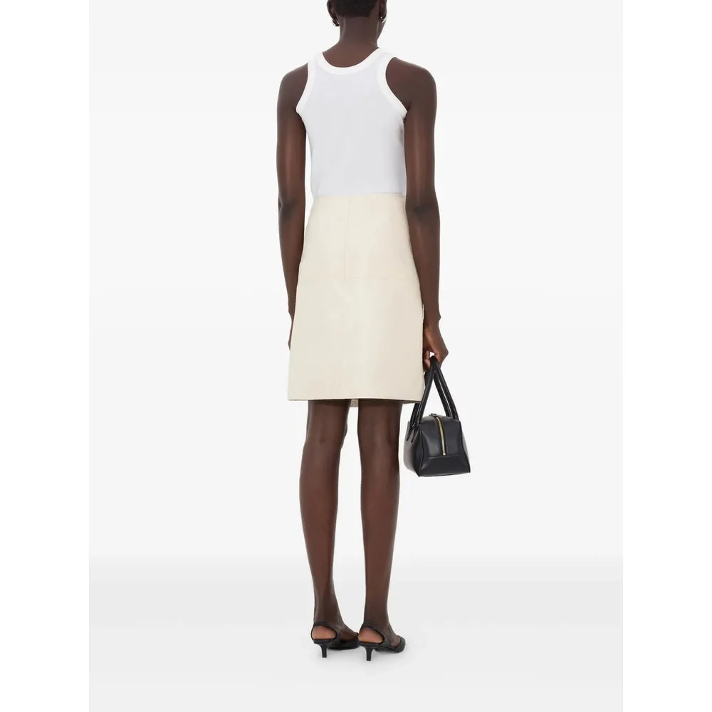 Leather Skirts Neutral sold by Wanan Luxury product image thumbnail 2