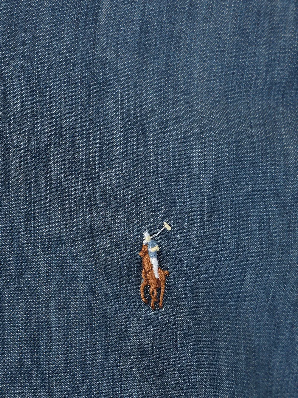 Denim Shirt Casual Blue sold by Wanan Luxury product image thumbnail 4