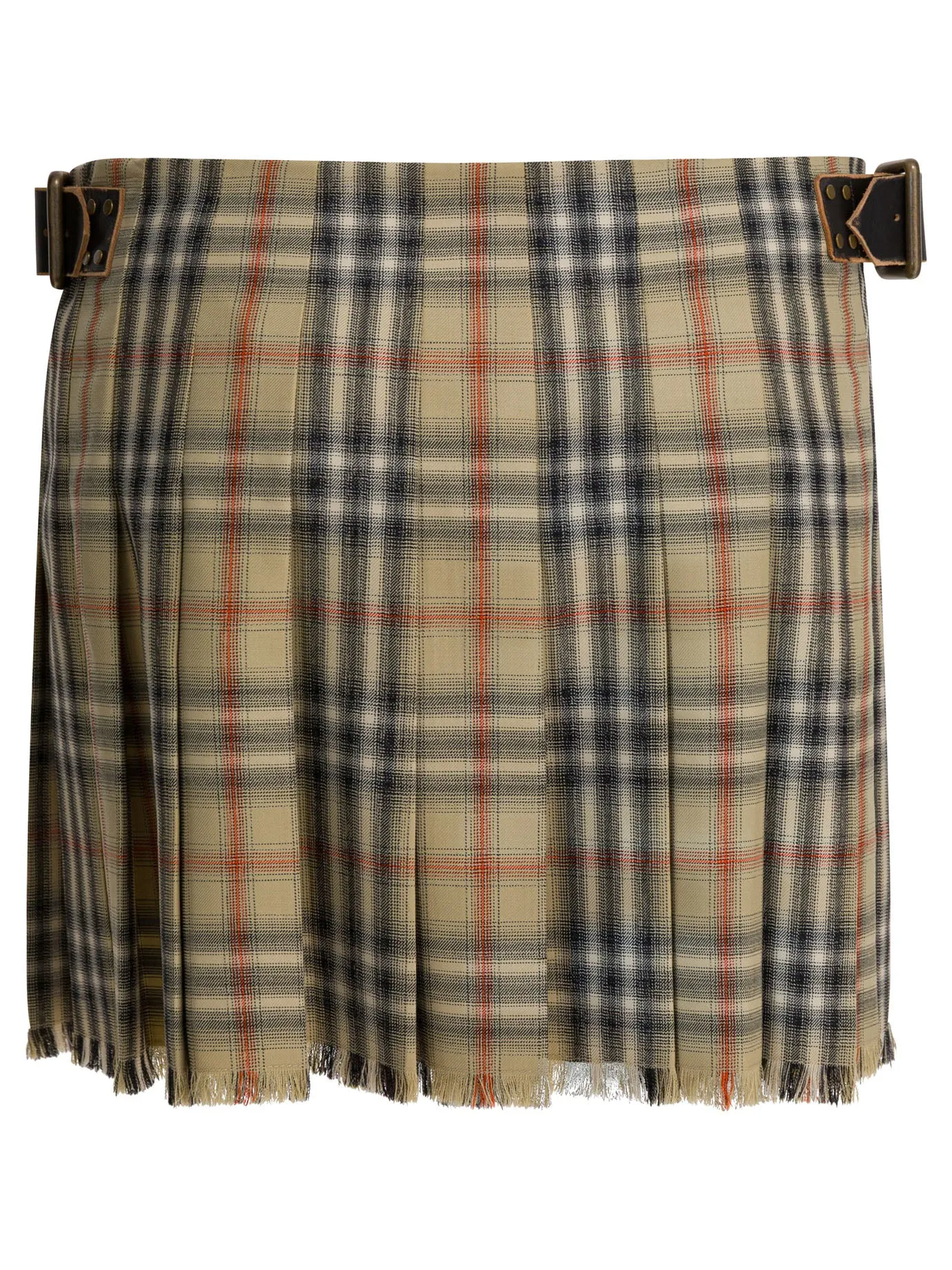 Check Skirts Beige sold by Wanan Luxury product image thumbnail 2