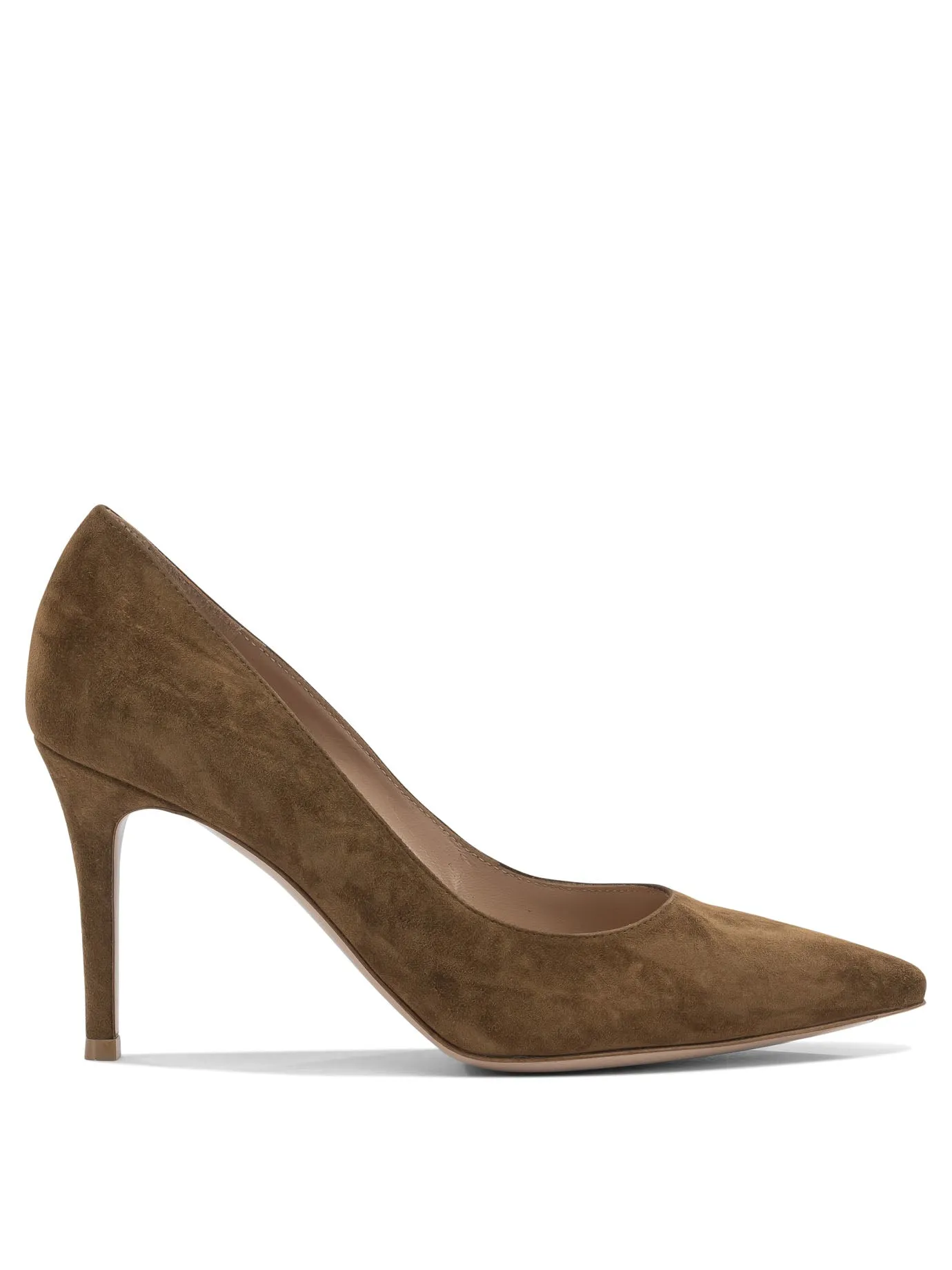 Gianvito 85 Mm Heeled Shoes Brown sold by Wanan Luxury