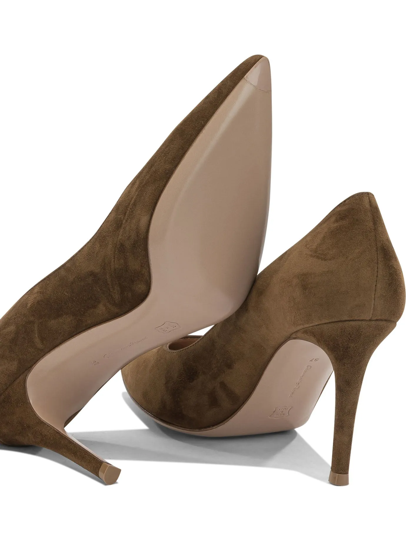 Gianvito 85 Mm Heeled Shoes Brown sold by Wanan Luxury product image thumbnail 5