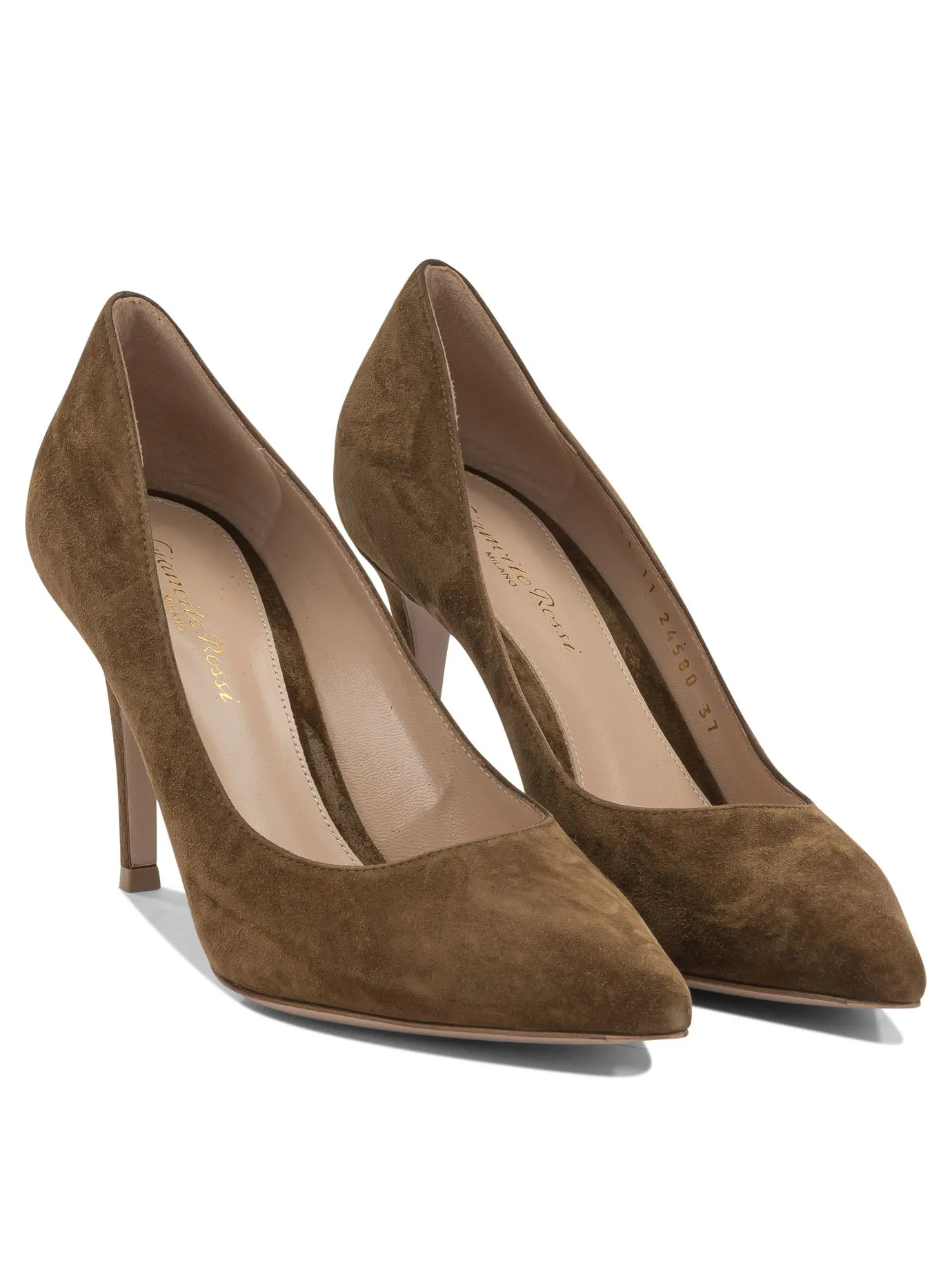 Gianvito 85 Mm Heeled Shoes Brown sold by Wanan Luxury product image thumbnail 2