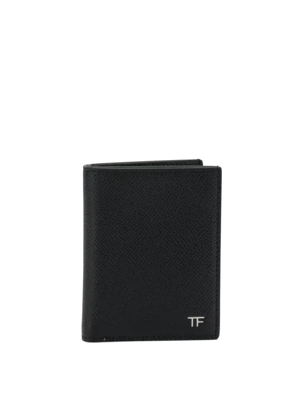 Small Grain Leather Folding Card Holder Wallets & Card Holders Black sold by Wanan Luxury