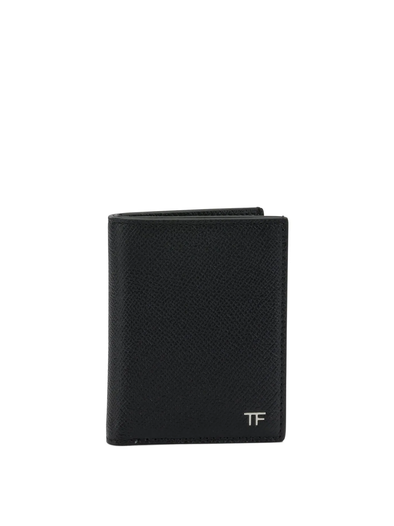 Small Grain Leather Folding Card Holder Wallets & Card Holders Black sold by Wanan Luxury