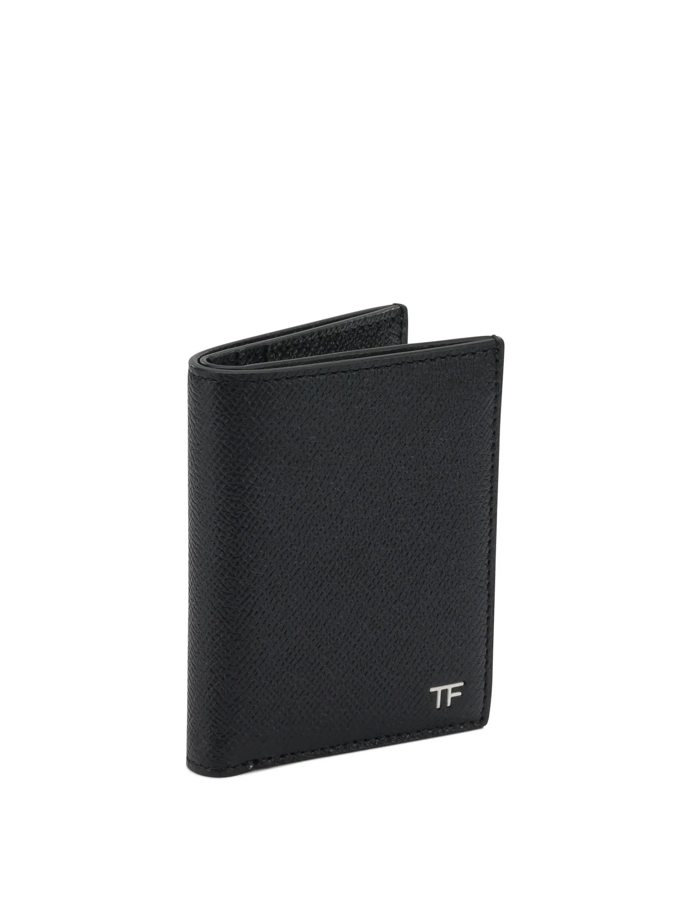 Small Grain Leather Folding Card Holder Wallets & Card Holders Black sold by Wanan Luxury product image thumbnail 2