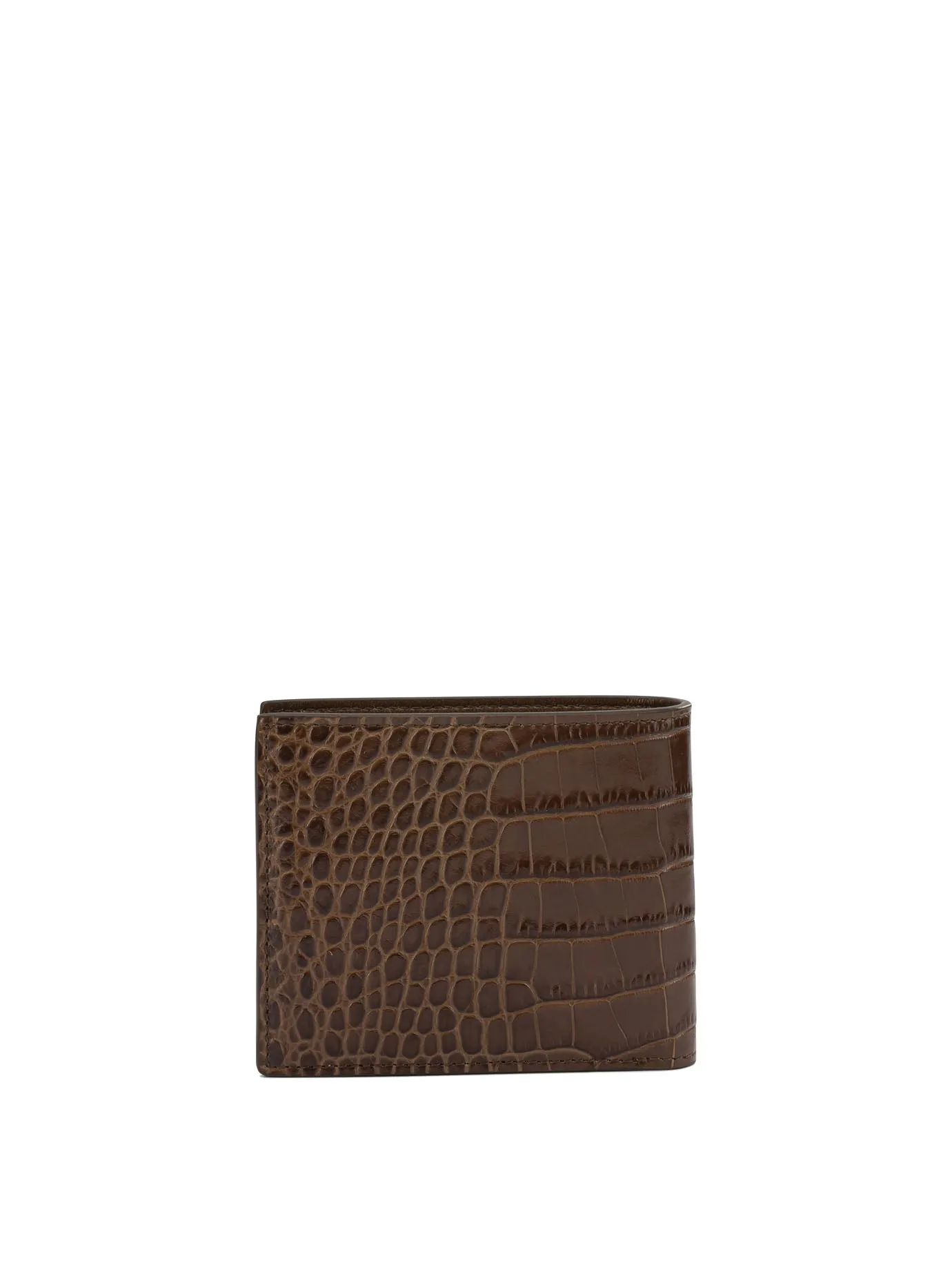 Crocodile Print Leather Wallet Wallets & Card Holders Brown sold by Wanan Luxury product image thumbnail 3