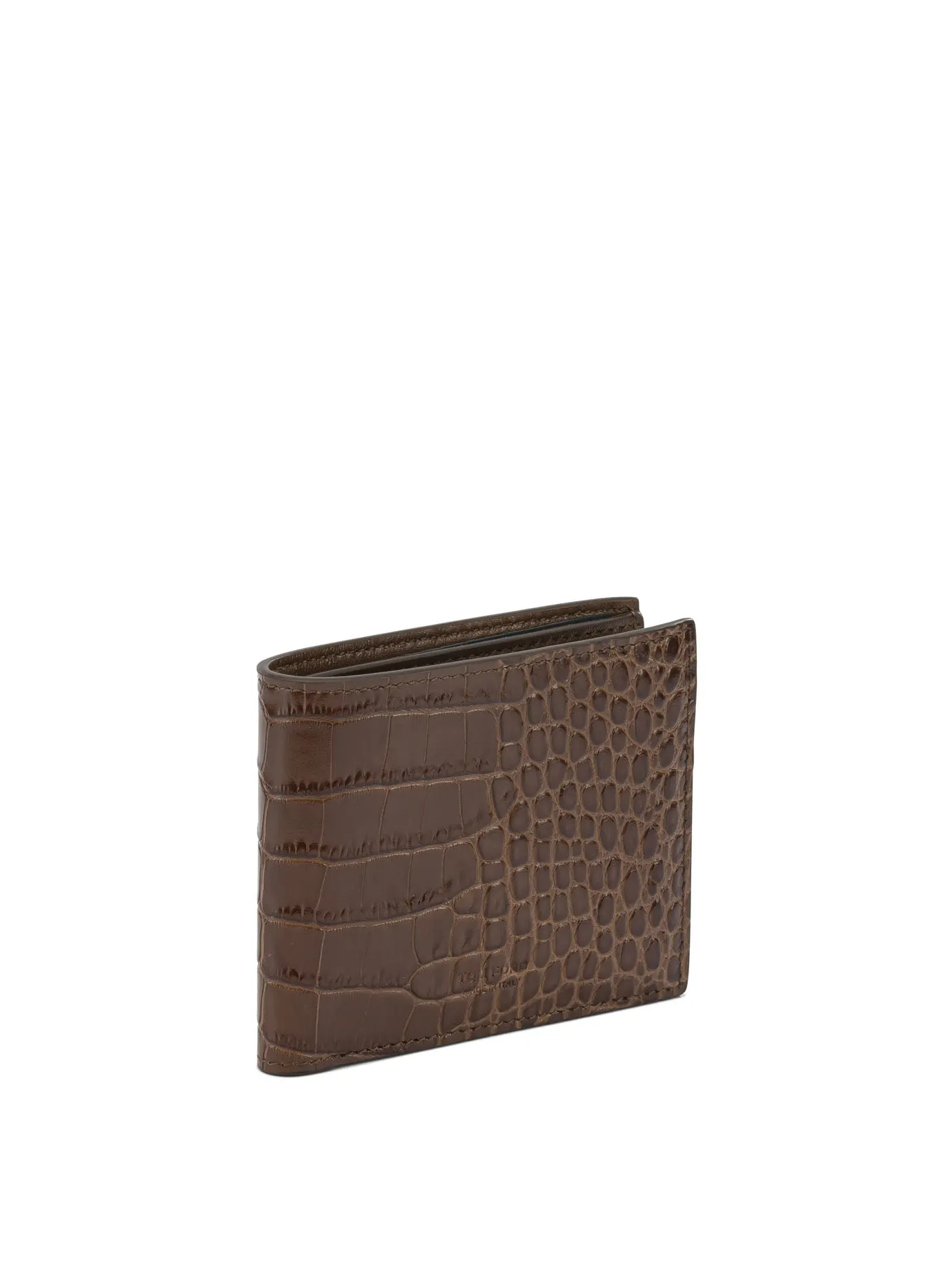 Crocodile Print Leather Wallet Wallets & Card Holders Brown sold by Wanan Luxury product image thumbnail 2