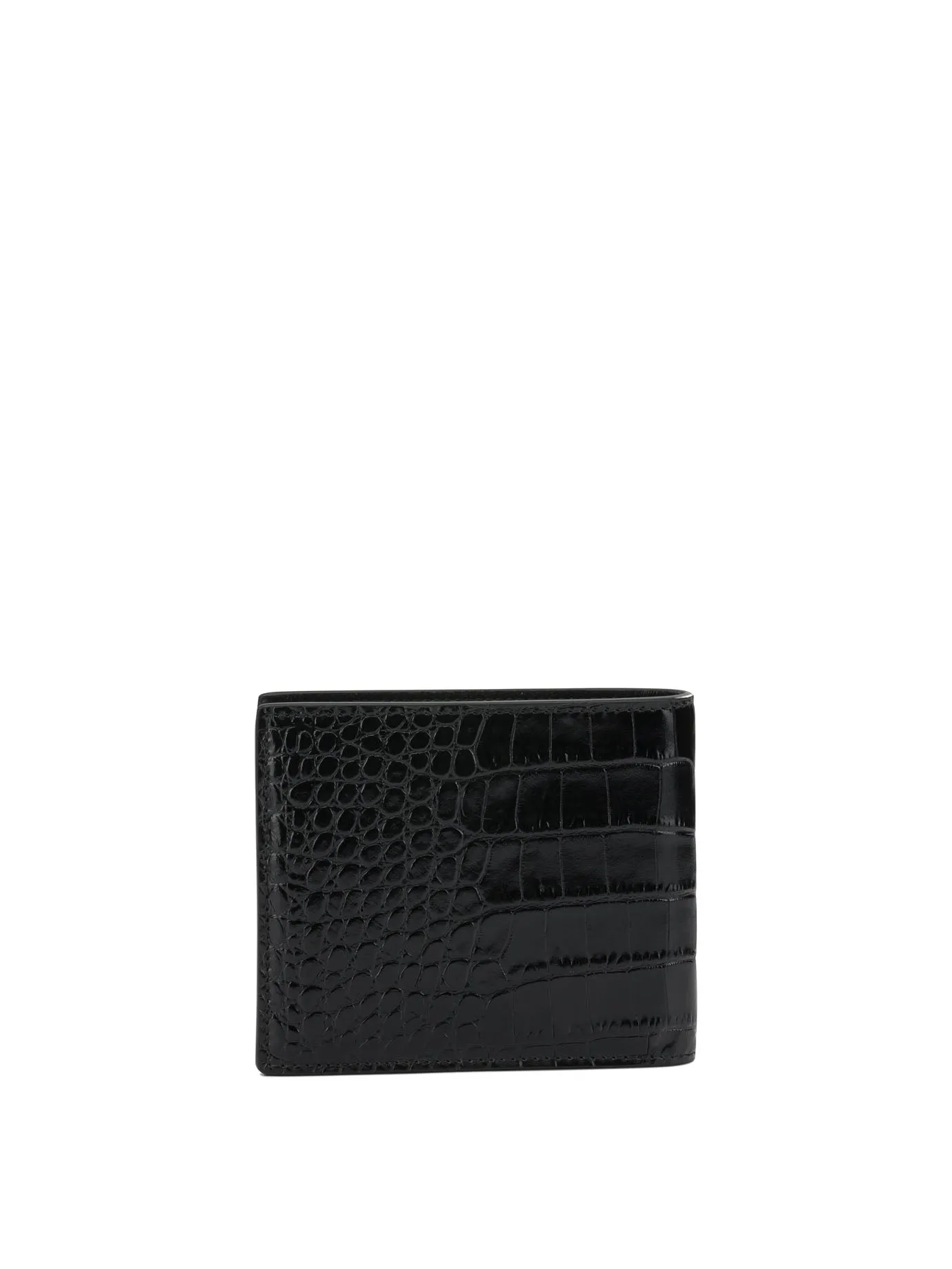 Crocodile Print Leather Wallet Wallets & Card Holders Black sold by Wanan Luxury product image thumbnail 3