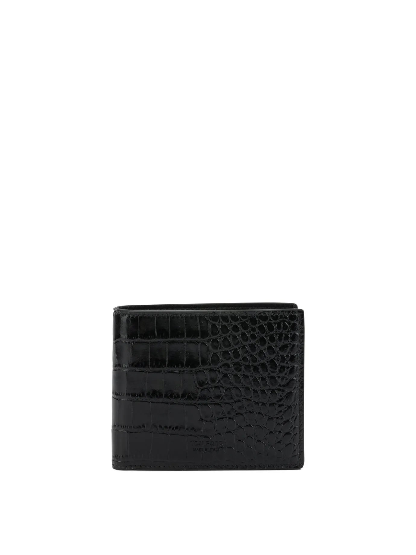 Crocodile Print Leather Wallet Wallets & Card Holders Black sold by Wanan Luxury