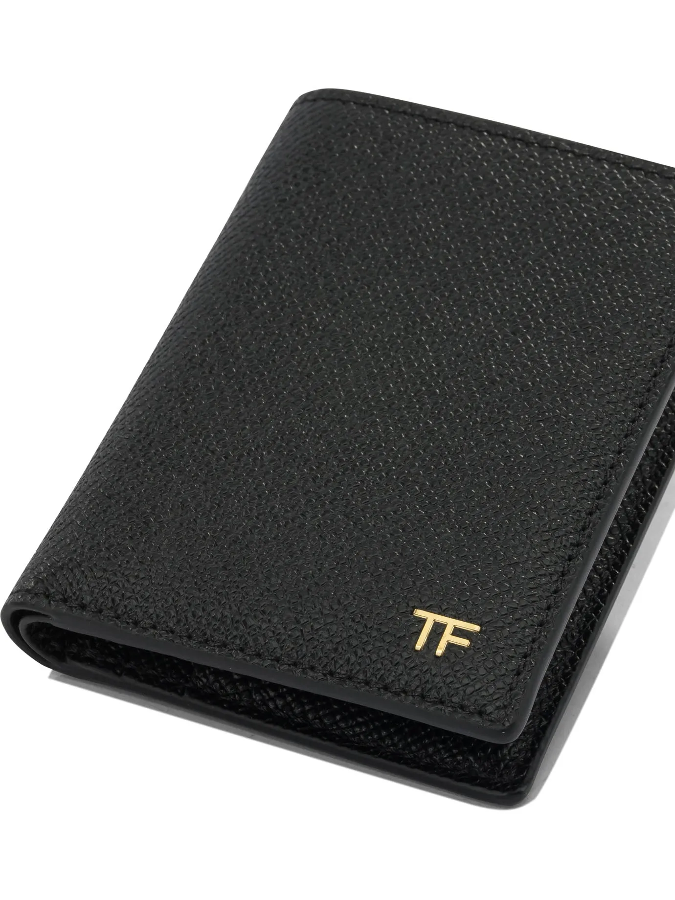 Small Grain Leather Folding Card Holder Wallets & Card Holders Black sold by Wanan Luxury product image thumbnail 4