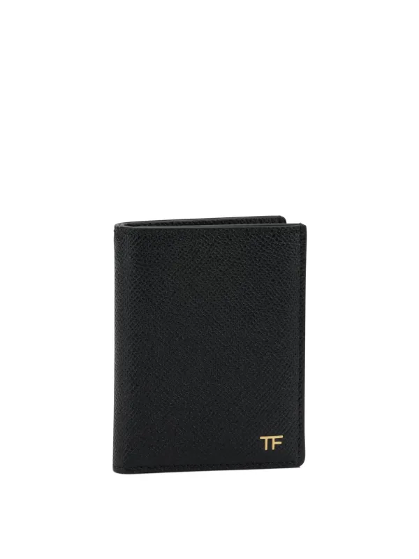 Small Grain Leather Folding Card Holder Wallets & Card Holders Black sold by Wanan Luxury
