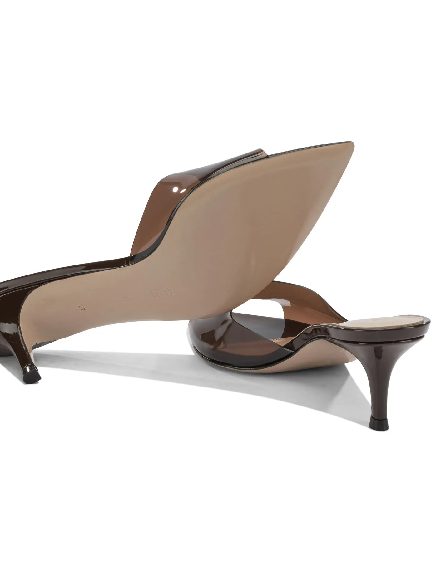 Elle 55 Mm Heeled Shoes Brown sold by Wanan Luxury product image thumbnail 5