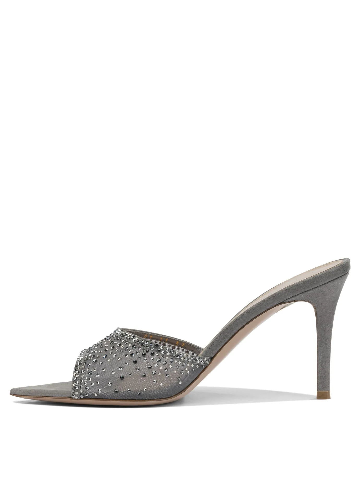 Rania Mule 85 Mm Sandals Grey sold by Wanan Luxury product image thumbnail 3