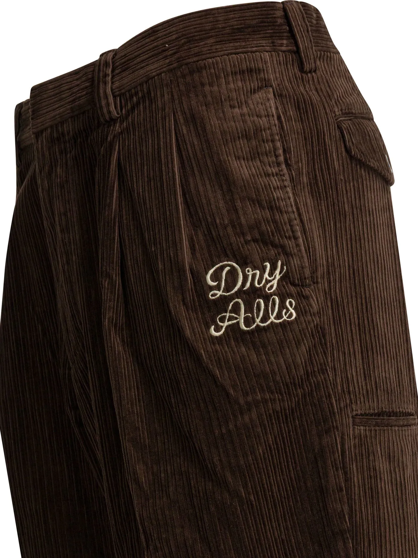 Corduroy Pants Trousers Brown sold by Wanan Luxury product image thumbnail 3